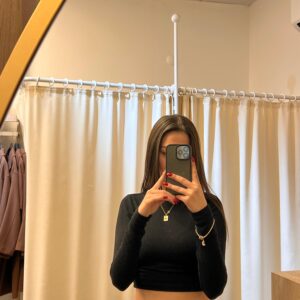 Siyah Crop Top