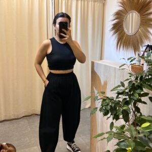 Siyah Şalvar Pantolon